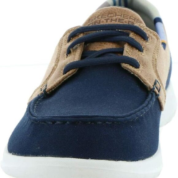 NiB Skechers Women's Go Walk Lite Slip On Docksiders Navy Size 8 M $65 RY1345 - Picture 7 of 7